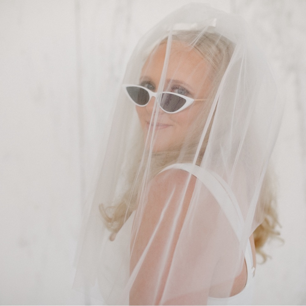 BHLDN Twigs & Honey Bambi Bow Veil Ivory